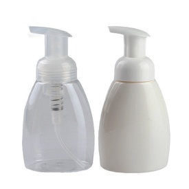 250ml Empty plastic PET foam bottle for personal care plastic packaging