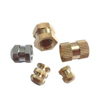 brass knurled insert nuts for the plastic