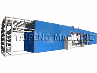 Labour protection glove gluing machine
