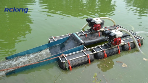 5 inch Placer Gold Recovery Dredge with Sluice Box