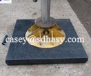 Durable and customized plastic crane outrigger pad/crane leg support pad
