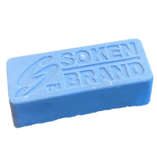 Its a solid square abrasive in blue