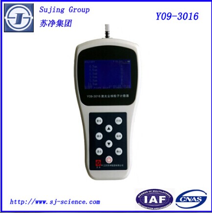 Handheld laser particle counter