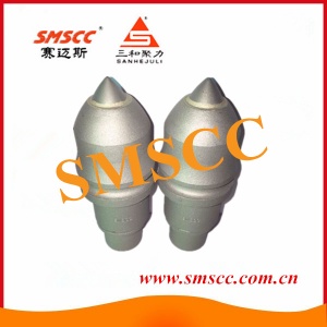 tungsten carbide tipped drill bits pilling equipment carbide bullet teeth for piling rig