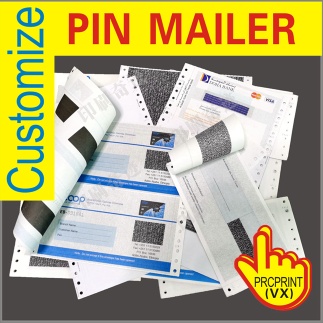 Hot sell salary payslip carbonless pin mailer