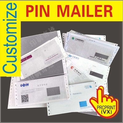 Security Bank Atm Pin Mailer Envelope Confidential Salry Payslip PRCPRINT