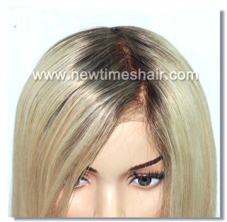 LJC525 Omber Color European Hair Women’s Hair Replacement - LJC525