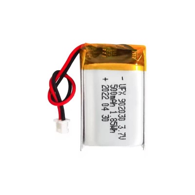 Customized Rechargeable Lithium Polymer Battery UFX 902030 500mAh 3.7V From Chinese Cell Factory