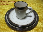 Porcelain Plates and Mug - SA-L-DS001