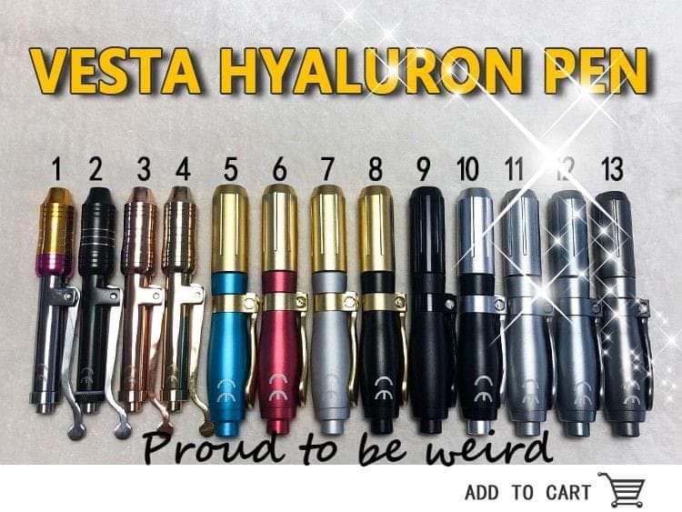 2019 Vesta 0.5ml Hyaluronic Injection Pen Customized Logo Serviced Factory Price Neelde Free Hyaluronic Acid Pen For Lip Fill