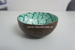 Lacquer Coconut Bowl