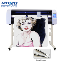 MOMO laser vinyl cutter plotter with Dual cutting heads