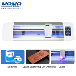 MOMO laser vinyl cutter plotter with Dual cutting heads