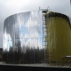 Stainless steel water storage reservoir