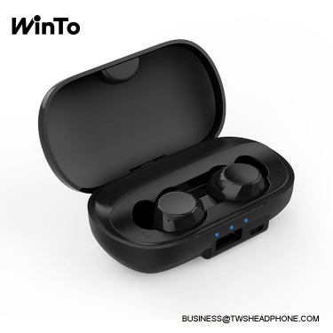 Winto BC200 IPX7 Waterproof Bone Conduction Headphone, Open Ear Design, Magnetic Charging,Wireless Sports Earphone
