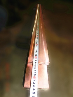 Super-Long Tungsten Copper Rod
