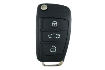 3 button Audi remote control flip key for A3 TT