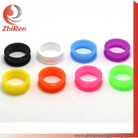 Colorful Acrylic Screw fit ear tunnel plugs gauges body piercing jewelry