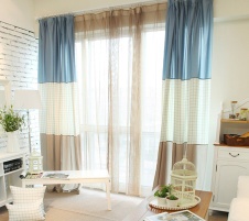 Korean countryside curtains bedroom children room curtain