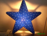 star shape decorative craft wall lamp