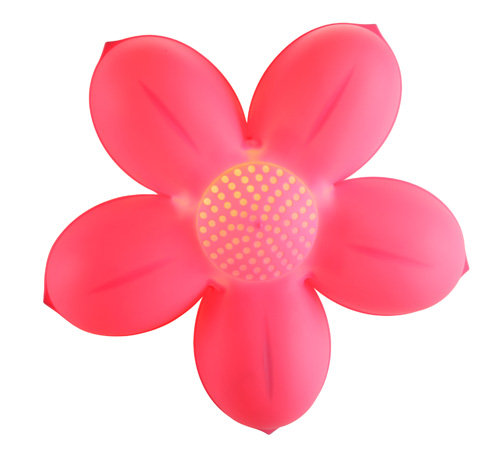 pink flower shape decorative wall light