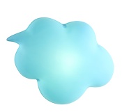 Cloud shape craft wall lamp