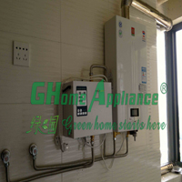 Indoor Hot Water Recirculating System with Gas Water Heater