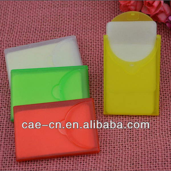 paper soap to a square PP case
