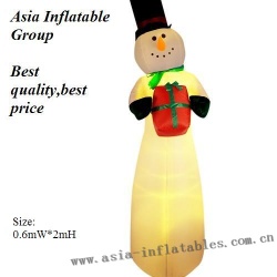 Inflatable Lighting Snowman