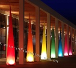 2013 hot selling RGB Illuminated Inflatable Decoration Cone