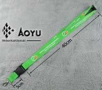wide detachable neck lanyard with logo print for promotion