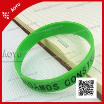 custom printed silicone wristband for promotion