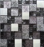 ceramic&glass mixed wall mosaic tiles for living room