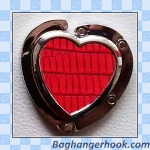 Heart Shaped Foldable Bag Hanger/Purse Hanger/Handbag Hook/Purse Hook/Purse Holder/Purse Caddy/Accroche Sac
