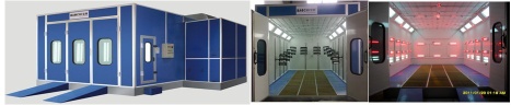 Baochi auto spray booth (BC-D728, electric heated type)