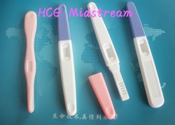 HCG pregnancy test midstream