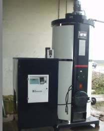Biomass pellet boiler for industry use