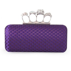 Silk Plaid Evening Handbags/ Clutches More Colors Available