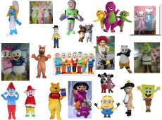 Cartoon costume,shrek monster character,disney character,plush dress costume,animal costumes,disneyworld character - W001