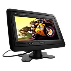 Best 7 inch In-Car TFT LCD Monitor with Dual-Channel Video Input - CVECL-7019-BLACK