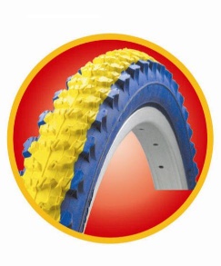 double color tyre, bicycle tyre