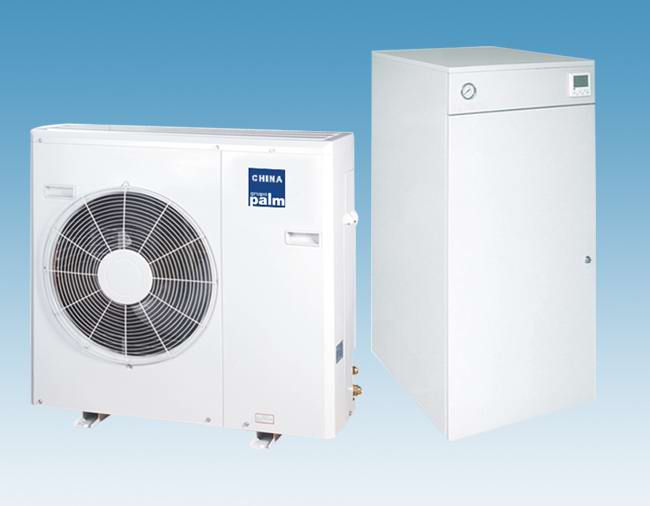 heat pump with indoor and outdoor unit