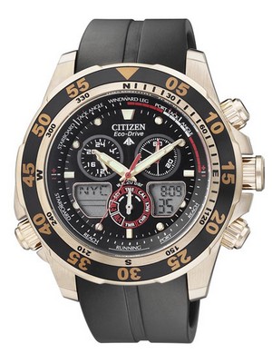 Citizen Eco-Drive Promaster Chronograph World Time JR4046-03E JR4046 Mens Watch