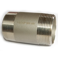 stainless steel barrel nipple pipe fitting
