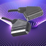 21pin scart plug to jack - scart cable