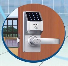 Touch Screen Keypad and Card Lock