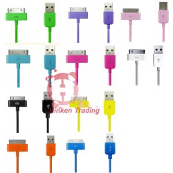 Wholesale USB Sync Data Charger Cable Cord For iPod iPhone 3G 3GS 4 4S