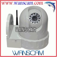 High Defenition One Way Audio Megapixel Pan/Tilt Infrared H.264 CCTV Wall-mounted Dome Indoor Wireless Security IP Camera