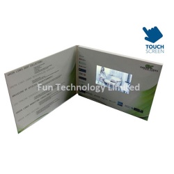 4.3 inch Touch Screen Video Greeting Card Brochure