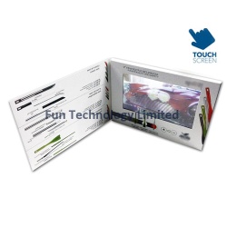 7 inch Touch Screen Video Greeting Brochure Card VGC-070T